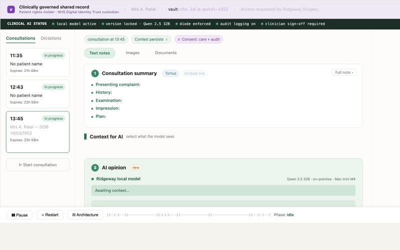 Post-EMIS Mockup interface